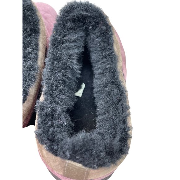 Merrell Encore Ice Huckleberry Womens Suede Fur Clogs Size 6.5 SKU 8924 - Picture 11 of 15